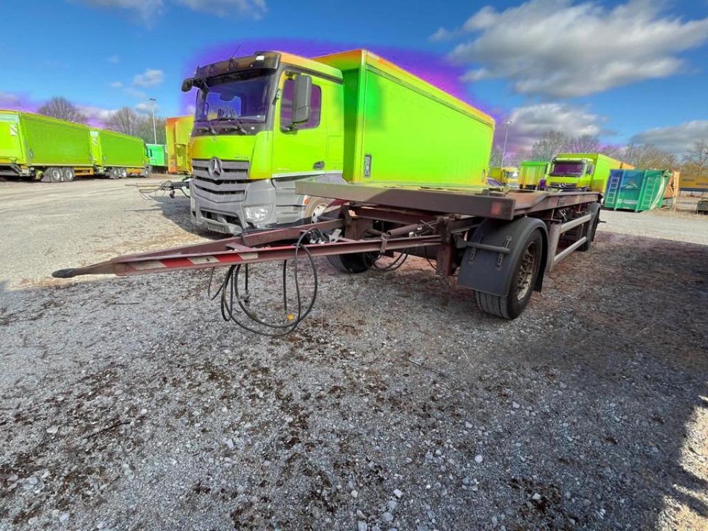 HUEFFERMANN HUEFFERMANN 2-achs Abrollanhänger Containeranhänger HAR 18.70 Außenrollenanhg. - Przyczepa do hakowca/ Bramowca: zdjęcie 1 HUEFFERMANN HUEFFERMANN 2-achs Abrollanhänger Containeranhänger HAR 18.70 Außenrollenanhg. - Przyczepa do hakowca/ Bramowca: zdjęcie 1