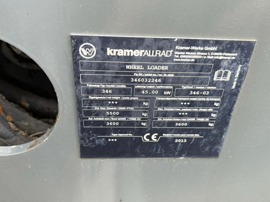 Ładowarka kołowa KRAMER WERKE Radlader 750 Allrad Radlader Klappschaufel+Gabel: zdjęcie 15 Ładowarka kołowa KRAMER WERKE Radlader 750 Allrad Radlader Klappschaufel+Gabel: zdjęcie 15