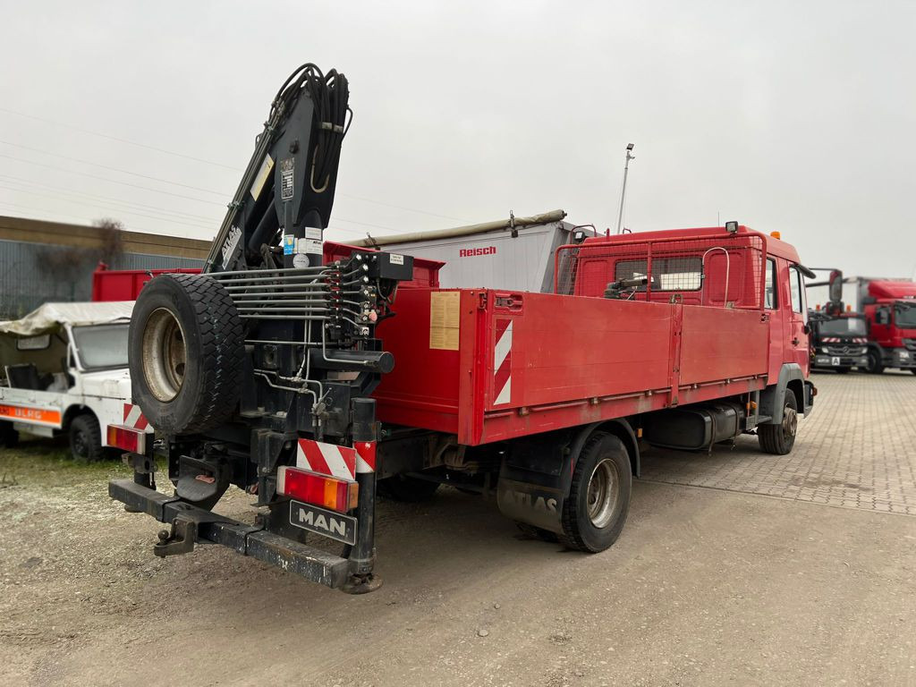 MAN LE 12.225 LC Pritsche Heckkran 6 Zylinder Doka Topzust - Samochód ciężarowy skrzyniowy/ Platforma, Samochod ciężarowy z HDS: zdjęcie 3 MAN LE 12.225 LC Pritsche Heckkran 6 Zylinder Doka Topzust - Samochód ciężarowy skrzyniowy/ Platforma, Samochod ciężarowy z HDS: zdjęcie 3