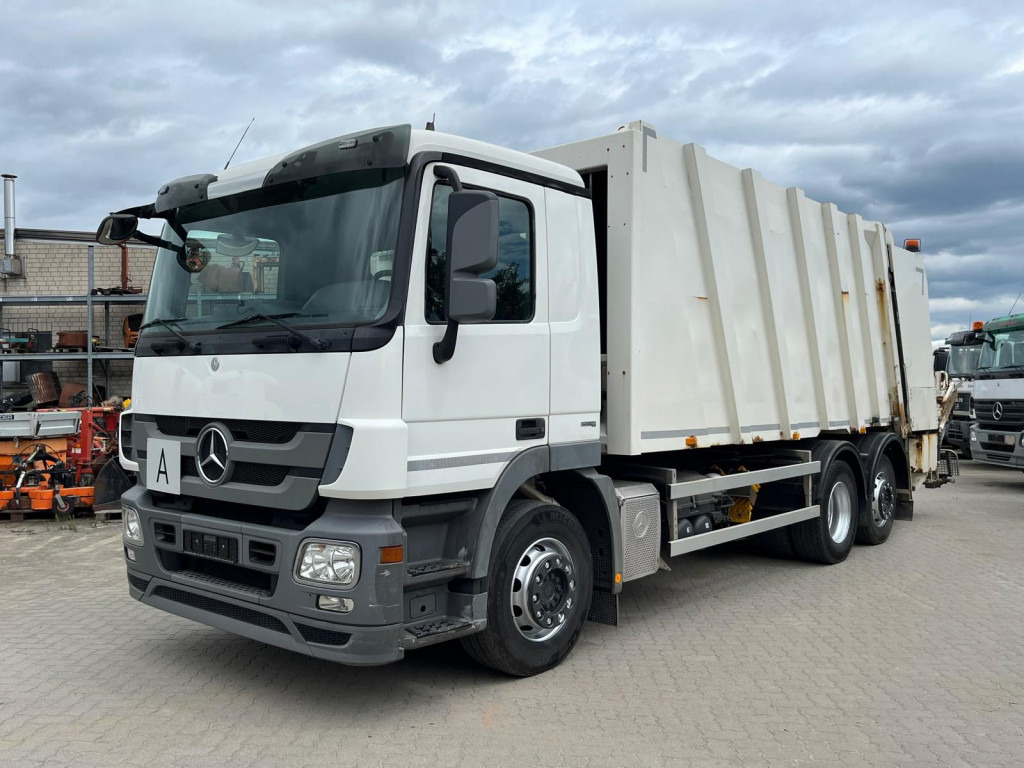 MERCEDES-BENZ Actros 2532 L 6x2 Müllwagen Faun Powerpress 25m³ - Śmieciarka: zdjęcie 1 MERCEDES-BENZ Actros 2532 L 6x2 Müllwagen Faun Powerpress 25m³ - Śmieciarka: zdjęcie 1