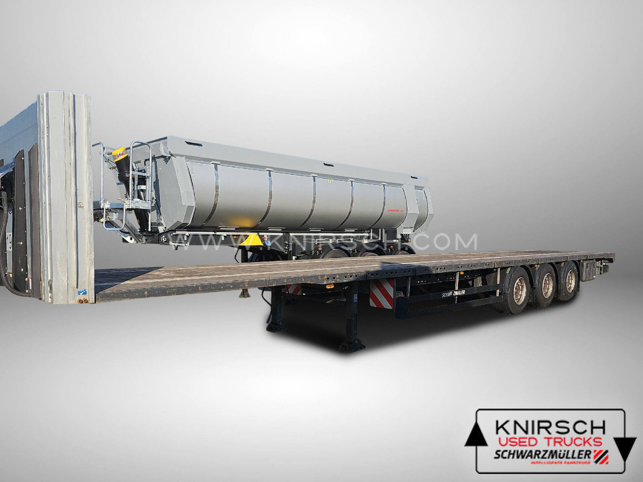 SCHWARZMUELLER J-3A-80 Plateausattel - Przyczepa platforma/ Skrzyniowa: zdjęcie 1 SCHWARZMUELLER J-3A-80 Plateausattel - Przyczepa platforma/ Skrzyniowa: zdjęcie 1