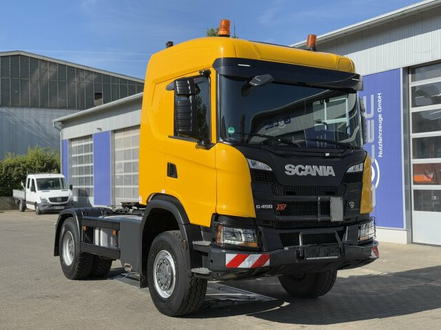 Scania G450 XT 4x4 Euro 6 SZM Kipphydraulik Blatt/ Luft - Ciągnik siodłowy: zdjęcie 1 Scania G450 XT 4x4 Euro 6 SZM Kipphydraulik Blatt/ Luft - Ciągnik siodłowy: zdjęcie 1