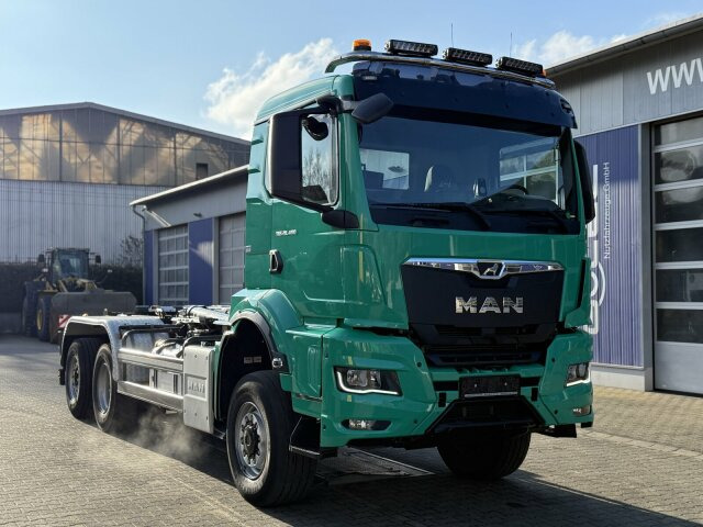 MAN TGS 28.480 6x4 Abrollkipper Meiller RS21.65 - Ciężarówka hakowiec: zdjęcie 1 MAN TGS 28.480 6x4 Abrollkipper Meiller RS21.65 - Ciężarówka hakowiec: zdjęcie 1