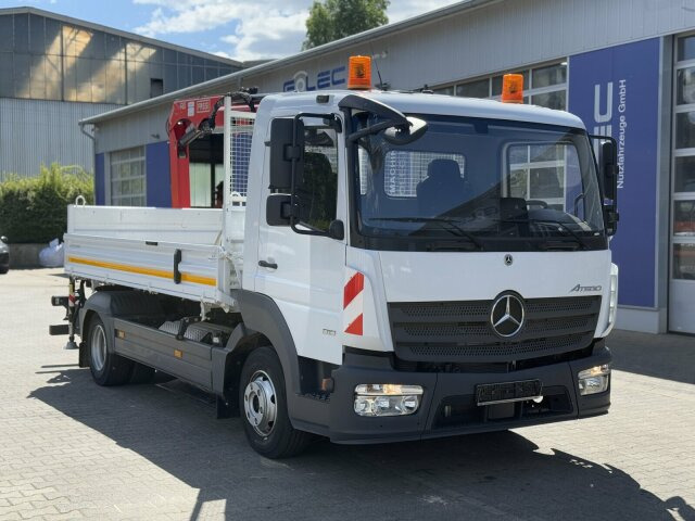 Mercedes-Benz ATEGO 818 4x2 Euro 6 Kipper Kran FASSI F65B.0.22 - Samochód dostawczy wywrotka: zdjęcie 1 Mercedes-Benz ATEGO 818 4x2 Euro 6 Kipper Kran FASSI F65B.0.22 - Samochód dostawczy wywrotka: zdjęcie 1