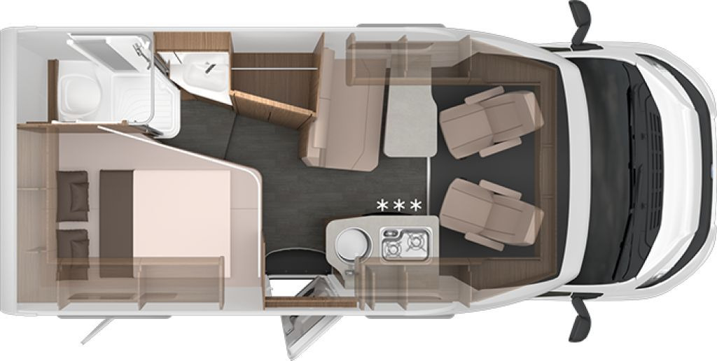 Knaus Van TI 550 MF VANSATION Automatik/140PS - Kamper półintegra: zdjęcie 2 Knaus Van TI 550 MF VANSATION Automatik/140PS - Kamper półintegra: zdjęcie 2