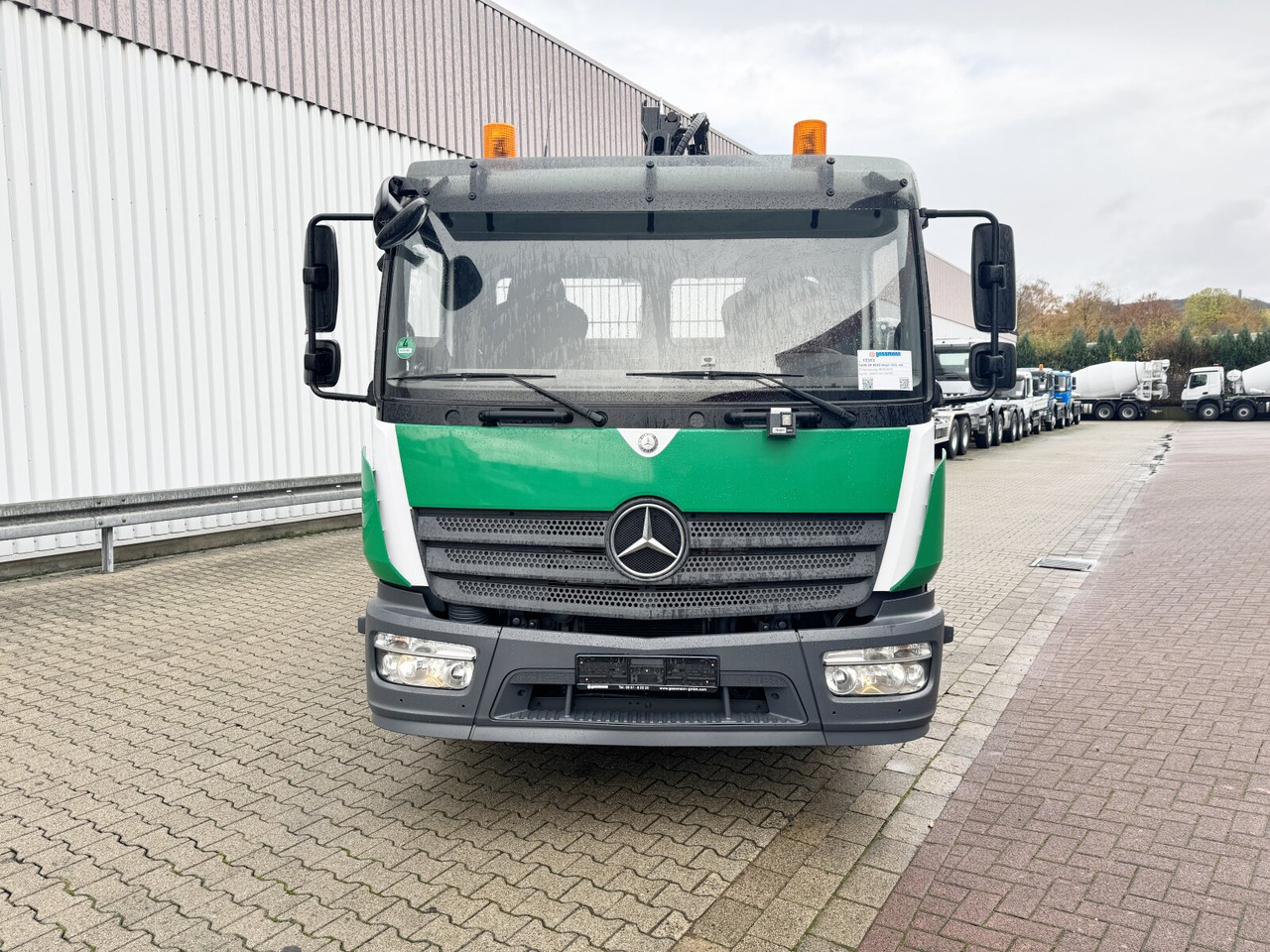 Samochod ciężarowy z HDS, Samochód ciężarowy skrzyniowy/ Platforma Mercedes-Benz Atego 1223 L 4x2 Atego 1223 L 4x2 mit Heckkran Atlas 88.3-A2L, Funk: zdjęcie 9 Samochod ciężarowy z HDS, Samochód ciężarowy skrzyniowy/ Platforma Mercedes-Benz Atego 1223 L 4x2 Atego 1223 L 4x2 mit Heckkran Atlas 88.3-A2L, Funk: zdjęcie 9