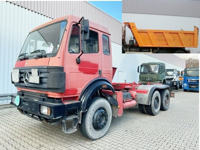 Mercedes-Benz SK II 25/2634 K 6x4 SK II 25/2634 K 6x4, Stahlmulde ca. 13m³ - Wozidło: zdjęcie 1 Mercedes-Benz SK II 25/2634 K 6x4 SK II 25/2634 K 6x4, Stahlmulde ca. 13m³ - Wozidło: zdjęcie 1