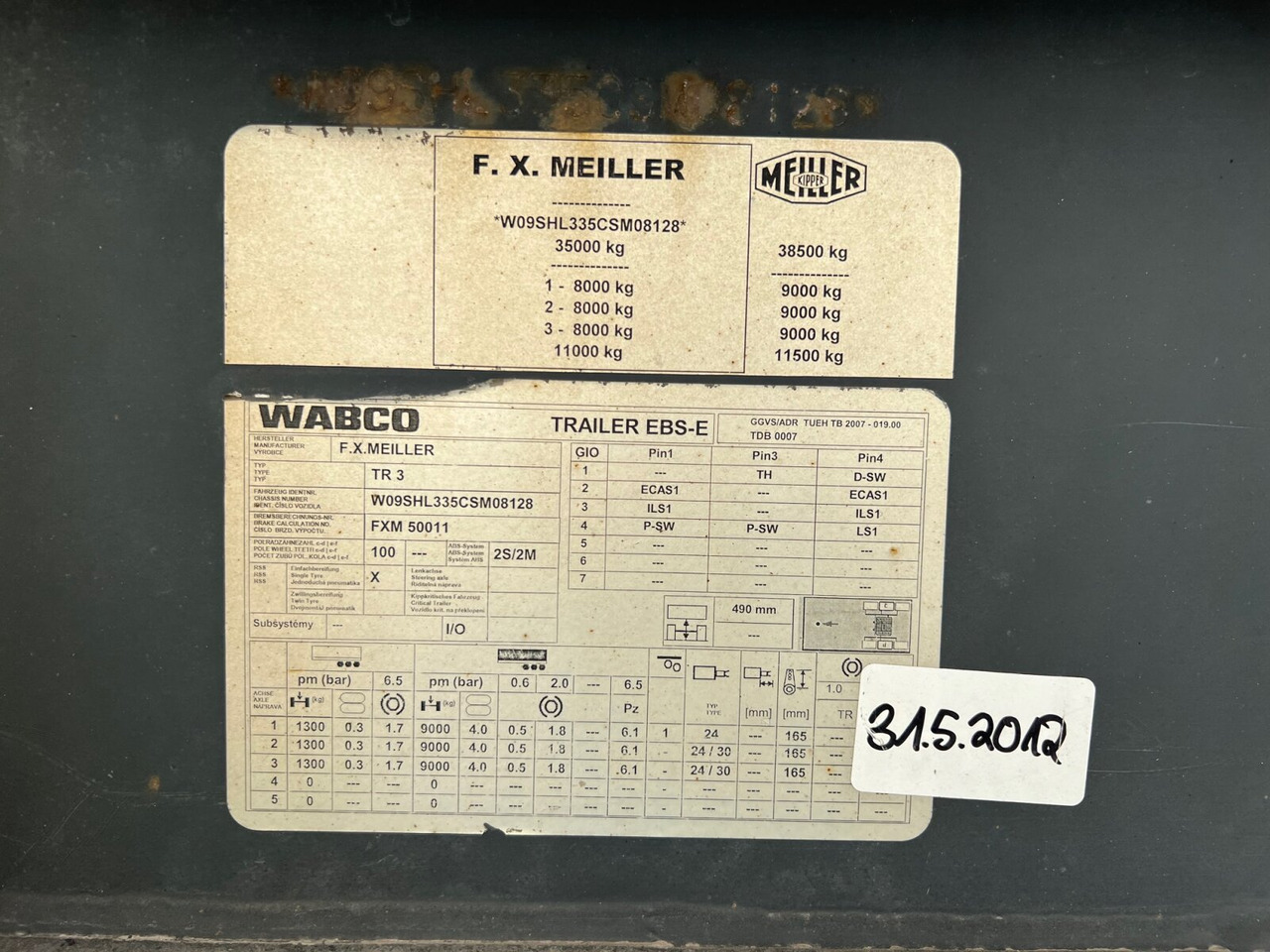 Meiller MHPS 12/27 MHPS 12/27 NOSS2, Stahlmulde ca. 26m³, Liftachse - Naczepa: zdjęcie 3 Meiller MHPS 12/27 MHPS 12/27 NOSS2, Stahlmulde ca. 26m³, Liftachse - Naczepa: zdjęcie 3