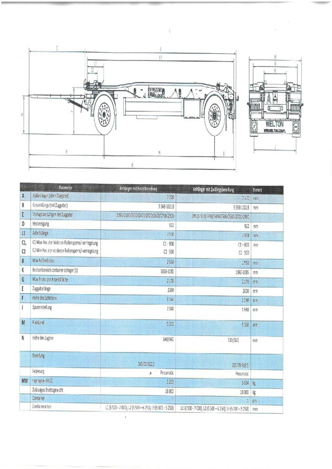 PS2H M3 PS2H M3 Schlitten-Abrollanhänger - Przyczepa do hakowca/ Bramowca: zdjęcie 4 PS2H M3 PS2H M3 Schlitten-Abrollanhänger - Przyczepa do hakowca/ Bramowca: zdjęcie 4