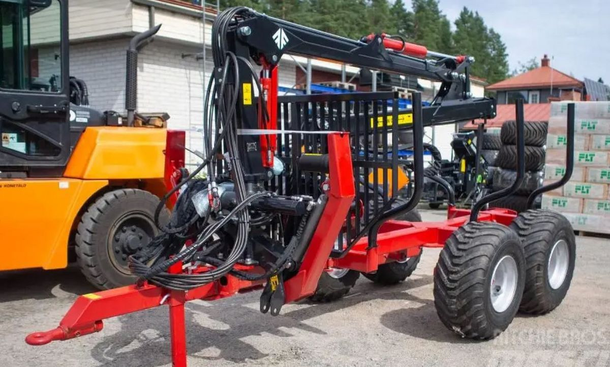 Nowy Przyczepa leśna Farmi Rückewagen FT7-6,30m Kran-NEU: zdjęcie 1