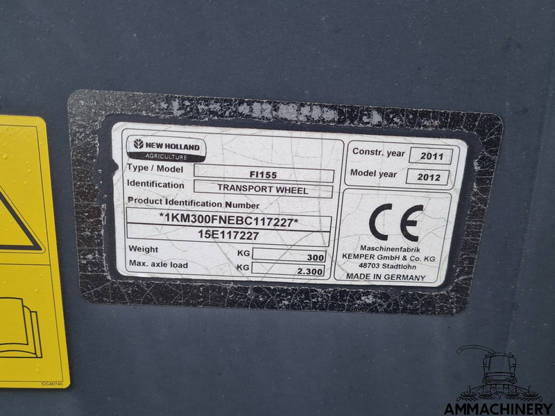 New Holland 750SFI support wheel - Sprzęt do sieczkarni: zdjęcie 4 New Holland 750SFI support wheel - Sprzęt do sieczkarni: zdjęcie 4