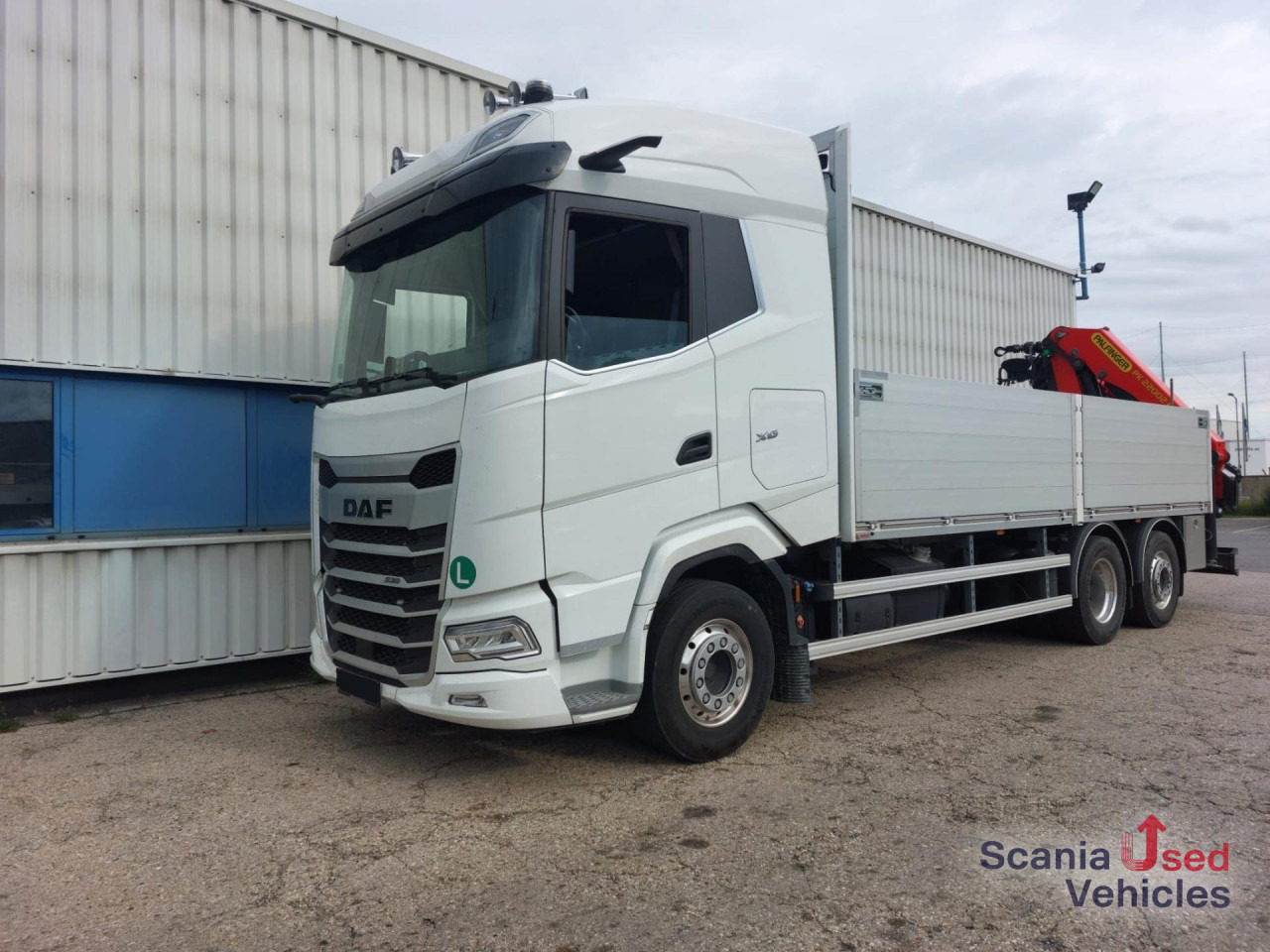 DAF XG 530 FAN 6x2-4 PALFINGER PK 22002-EH D - Samochód ciężarowy skrzyniowy/ Platforma, Samochod ciężarowy z HDS: zdjęcie 1 DAF XG 530 FAN 6x2-4 PALFINGER PK 22002-EH D - Samochód ciężarowy skrzyniowy/ Platforma, Samochod ciężarowy z HDS: zdjęcie 1