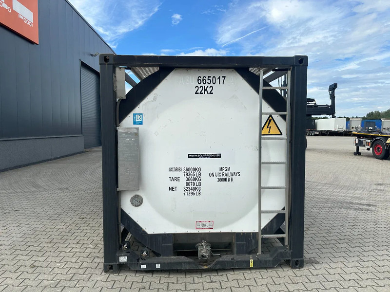 Kontener zbiornikowy CIMC 20FT ISO / 25.020L-1-COMP. / L4BN / UN Portable / T11 / test: 10-2027: zdjęcie 6 Kontener zbiornikowy CIMC 20FT ISO / 25.020L-1-COMP. / L4BN / UN Portable / T11 / test: 10-2027: zdjęcie 6