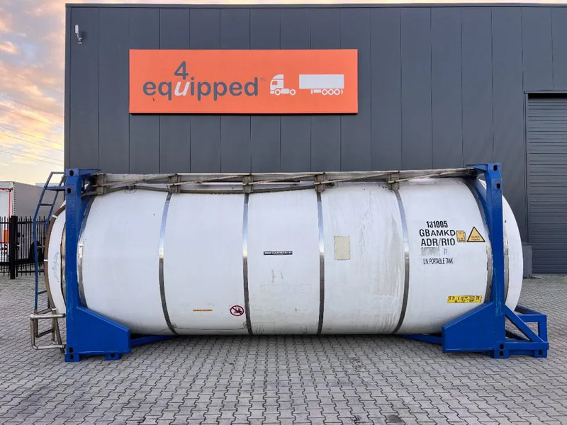 CPV 30.890L, steam heating, UN PORTABLE, T7, 5Y+CSC insp.: 02/2026 - Zbiornik magazynowy: zdjęcie 2 CPV 30.890L, steam heating, UN PORTABLE, T7, 5Y+CSC insp.: 02/2026 - Zbiornik magazynowy: zdjęcie 2