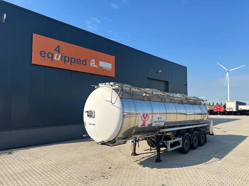 Feldbinder FOOD / LEVENSMIDDELEN / LEBENSMITTEL / 33.500L / 3-COMP / PUMP / NL-trailer / APK: 05-2026 - Naczepa cysterna: zdjęcie 1 Feldbinder FOOD / LEVENSMIDDELEN / LEBENSMITTEL / 33.500L / 3-COMP / PUMP / NL-trailer / APK: 05-2026 - Naczepa cysterna: zdjęcie 1