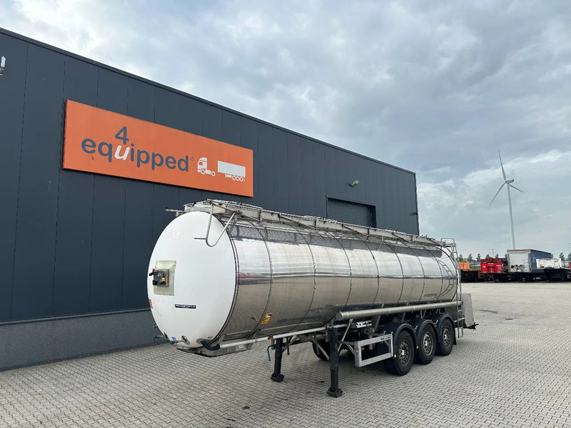 Feldbinder FOOD / LEVENSMIDDELEN / LEBENSMITTEL / 33.500L / 3-COMP / PUMP / NL-trailer / APK: 10-2026 - Naczepa cysterna: zdjęcie 1 Feldbinder FOOD / LEVENSMIDDELEN / LEBENSMITTEL / 33.500L / 3-COMP / PUMP / NL-trailer / APK: 10-2026 - Naczepa cysterna: zdjęcie 1