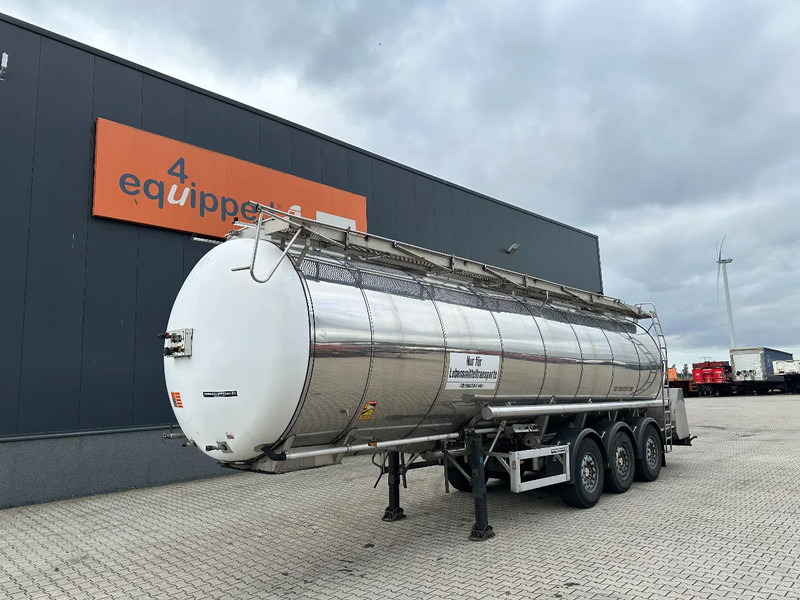 Feldbinder FOOD / LEVENSMIDDELEN / LEBENSMITTEL / 33.500L / 3-COMP / PUMP / NL-trailer / APK: 10-2026 - Naczepa cysterna: zdjęcie 1 Feldbinder FOOD / LEVENSMIDDELEN / LEBENSMITTEL / 33.500L / 3-COMP / PUMP / NL-trailer / APK: 10-2026 - Naczepa cysterna: zdjęcie 1