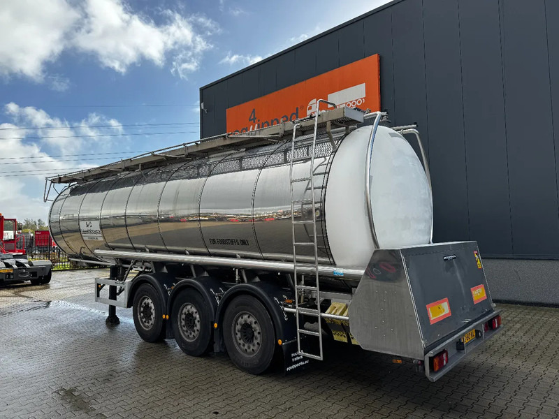 Feldbinder LEBENSMITTEL / LEVENSMIDDELEN FOOD / 33.500L / 3-COMP / PUMPE / INOX / NL-trailer / APK: 05-2026 - Naczepa cysterna: zdjęcie 4 Feldbinder LEBENSMITTEL / LEVENSMIDDELEN FOOD / 33.500L / 3-COMP / PUMPE / INOX / NL-trailer / APK: 05-2026 - Naczepa cysterna: zdjęcie 4