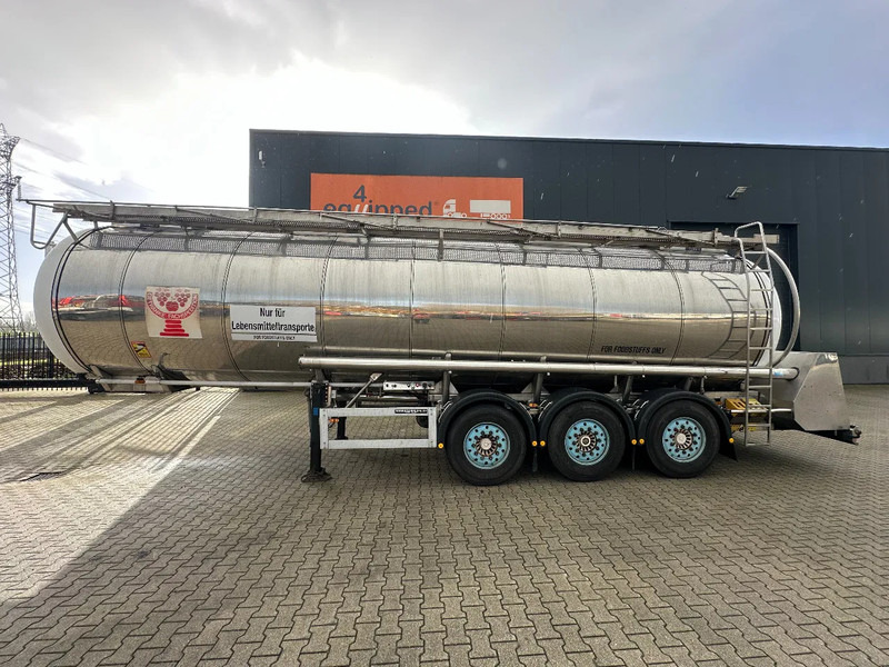 Feldbinder LEBENSMITTEL / LEVENSMIDDELEN FOOD / 33.500L / 3-COMP / PUMPE / INOX / NL-trailer / APK: 07-2026 - Naczepa cysterna: zdjęcie 2 Feldbinder LEBENSMITTEL / LEVENSMIDDELEN FOOD / 33.500L / 3-COMP / PUMPE / INOX / NL-trailer / APK: 07-2026 - Naczepa cysterna: zdjęcie 2