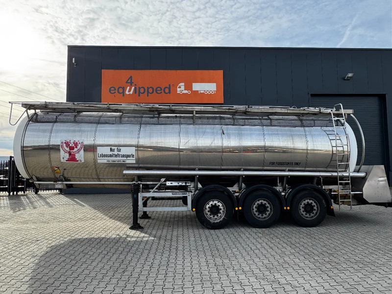 Feldbinder LEBENSMITTEL / LEVENSMIDDELEN FOOD / 33.500L / 3-COMP / PUMPE / INOX / NL-trailer / APK: 10-2026 - Naczepa cysterna: zdjęcie 2 Feldbinder LEBENSMITTEL / LEVENSMIDDELEN FOOD / 33.500L / 3-COMP / PUMPE / INOX / NL-trailer / APK: 10-2026 - Naczepa cysterna: zdjęcie 2