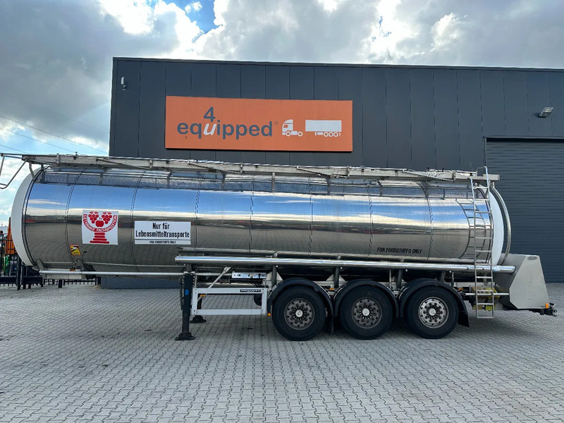 Feldbinder LEVENSMIDDELEN / FOOD / LEBENSMITTEL / 33.500L / 3-COMP / POMP / NL-trailer / APK: 03-2026 - Naczepa cysterna: zdjęcie 2 Feldbinder LEVENSMIDDELEN / FOOD / LEBENSMITTEL / 33.500L / 3-COMP / POMP / NL-trailer / APK: 03-2026 - Naczepa cysterna: zdjęcie 2