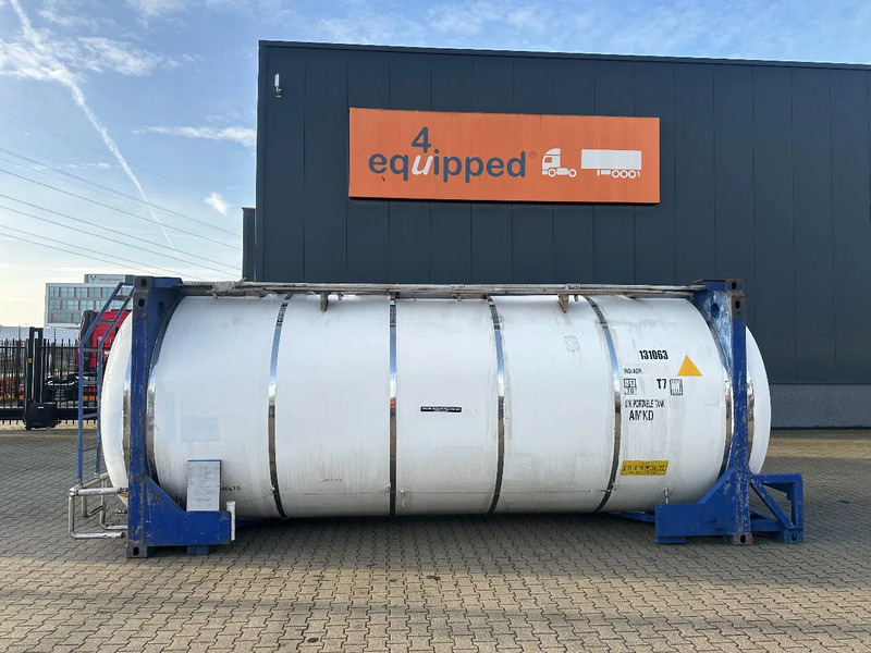 UBH Universal Bulk Handling 20 FT SWAP BODY 31.345L UN Portable T7 valid 5Y test: 04/2028 - Zbiornik magazynowy: zdjęcie 3 UBH Universal Bulk Handling 20 FT SWAP BODY 31.345L UN Portable T7 valid 5Y test: 04/2028 - Zbiornik magazynowy: zdjęcie 3