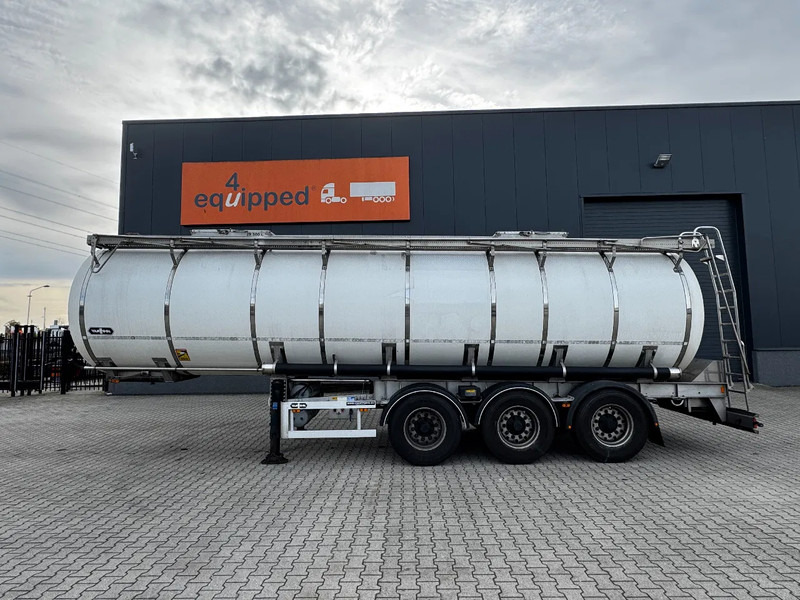 Van Hool LEBENSMITTEL / RVS Rahmen / Leergewicht: 5.860kg / 29.500L / 1-Kammer+ 1 Schwallwand / Scheibebremse / NL / APK 02-2026 - Naczepa cysterna: zdjęcie 2 Van Hool LEBENSMITTEL / RVS Rahmen / Leergewicht: 5.860kg / 29.500L / 1-Kammer+ 1 Schwallwand / Scheibebremse / NL / APK 02-2026 - Naczepa cysterna: zdjęcie 2