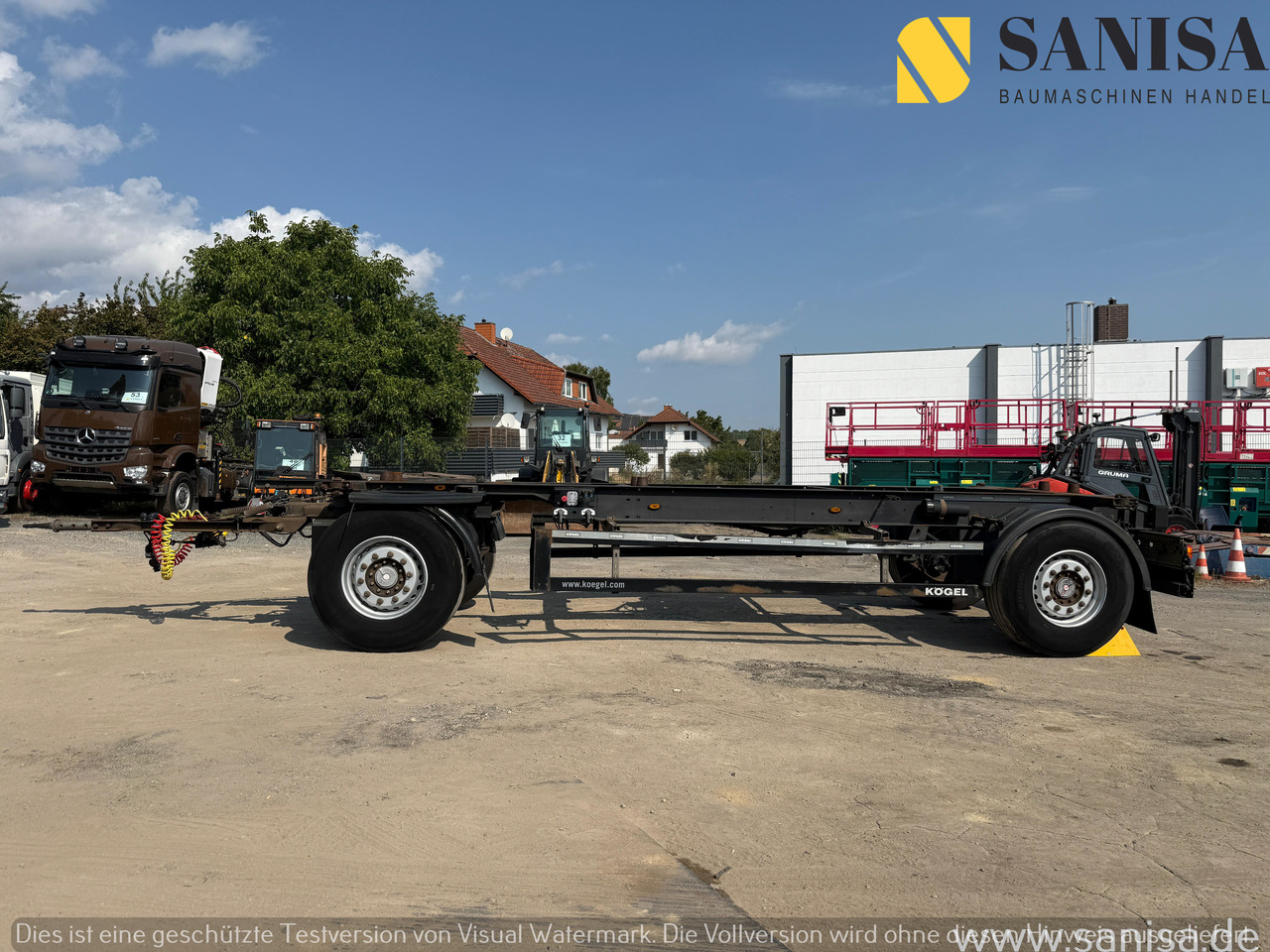 KÖGEL AW18/Wechselfahrgestell/BDF/Pneumatik - Przyczepa podwozie: zdjęcie 2 KÖGEL AW18/Wechselfahrgestell/BDF/Pneumatik - Przyczepa podwozie: zdjęcie 2