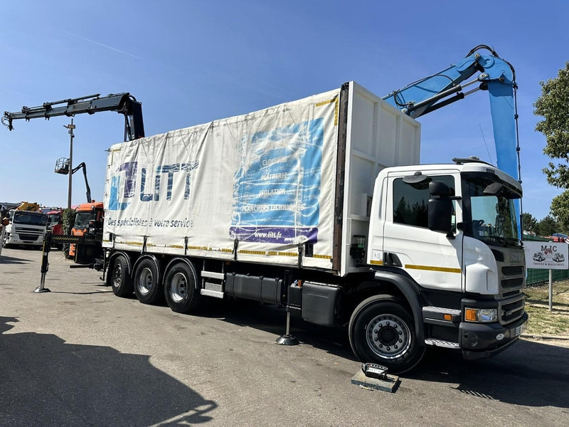 Scania P410 8x4 TRIDEM + CRANE HIAB 244 EP-4 HIDUO - RETARDER - LIFT + STEERING AXLE - *327.000km* - RADIO - Samochod ciężarowy z HDS: zdjęcie 3 Scania P410 8x4 TRIDEM + CRANE HIAB 244 EP-4 HIDUO - RETARDER - LIFT + STEERING AXLE - *327.000km* - RADIO - Samochod ciężarowy z HDS: zdjęcie 3
