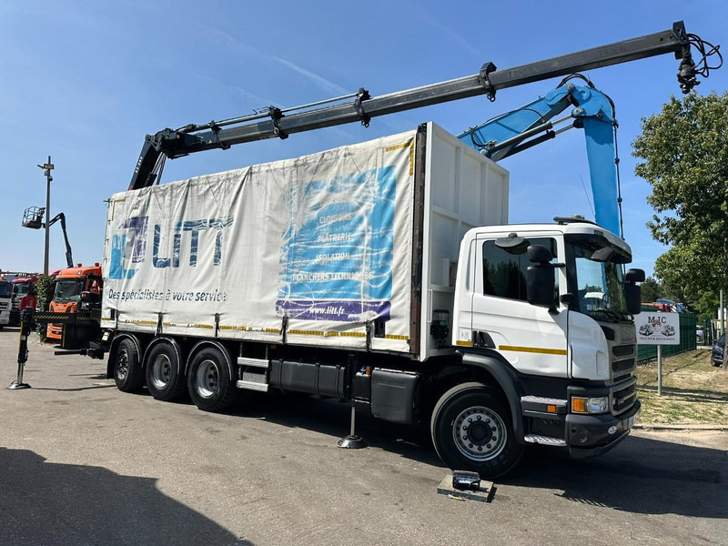 Scania P410 8x4 TRIDEM + CRANE HIAB 244 EP-4 HIDUO - RETARDER - LIFT + STEERING AXLE - *327.000km* - RADIO - Samochod ciężarowy z HDS: zdjęcie 1 Scania P410 8x4 TRIDEM + CRANE HIAB 244 EP-4 HIDUO - RETARDER - LIFT + STEERING AXLE - *327.000km* - RADIO - Samochod ciężarowy z HDS: zdjęcie 1