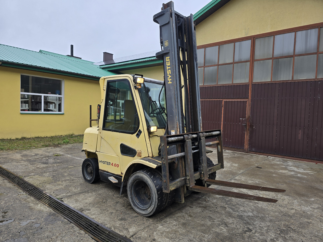 Hyster H4.00XM-5 - Wózek widłowy diesel: zdjęcie 1 Hyster H4.00XM-5 - Wózek widłowy diesel: zdjęcie 1