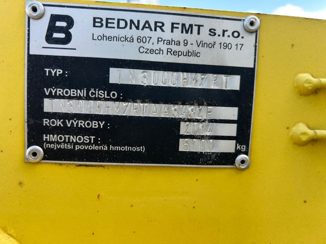 Bednar TN 3000 HM7RT - Kultywator: zdjęcie 4 Bednar TN 3000 HM7RT - Kultywator: zdjęcie 4