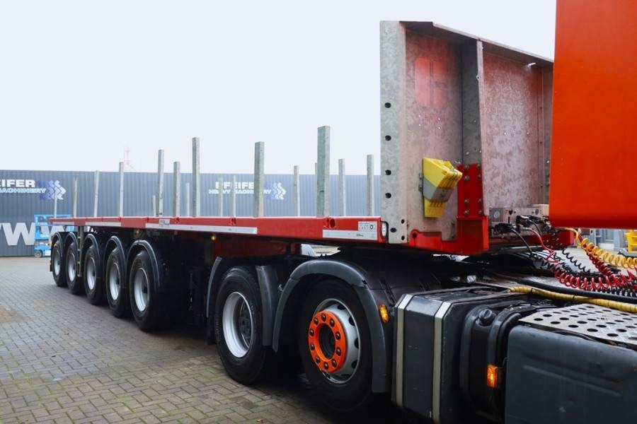 Naczepa platforma/ Burtowa MAX Trailer MAX410 The MAX410 with hydro-mechanical" steering: zdjęcie 7