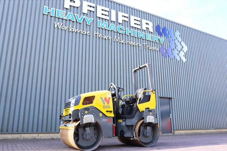 Wacker Neuson RD28-120 Diesel, Front And Rear Vibrating Smooth D - Walec drogowy: zdjęcie 1 Wacker Neuson RD28-120 Diesel, Front And Rear Vibrating Smooth D - Walec drogowy: zdjęcie 1
