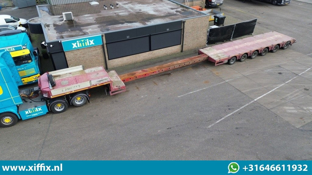 Broshuis 6-ass. Uitschuifbare semi dieplader / SL assen / 5x gestuurd - Naczepa niskopodwoziowa: zdjęcie 1 Broshuis 6-ass. Uitschuifbare semi dieplader / SL assen / 5x gestuurd - Naczepa niskopodwoziowa: zdjęcie 1