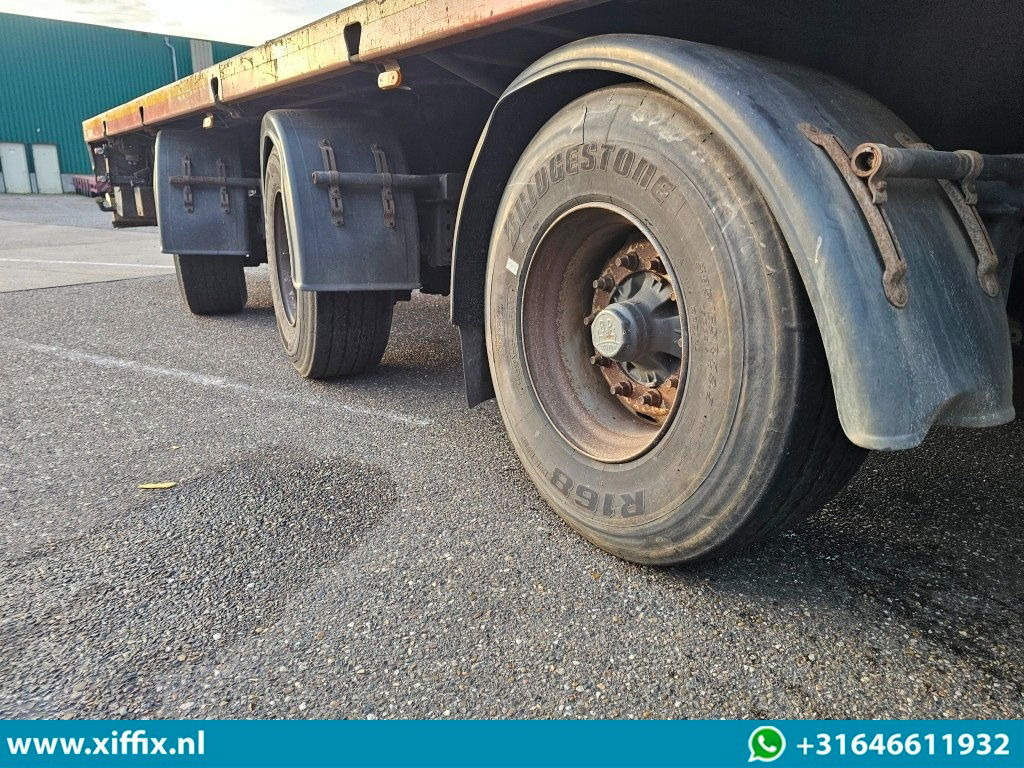 Naczepa platforma/ Burtowa Meusburger 3-ass. Vlakke uitschuifbare oplegger / 3x gestuurd: zdjęcie 12