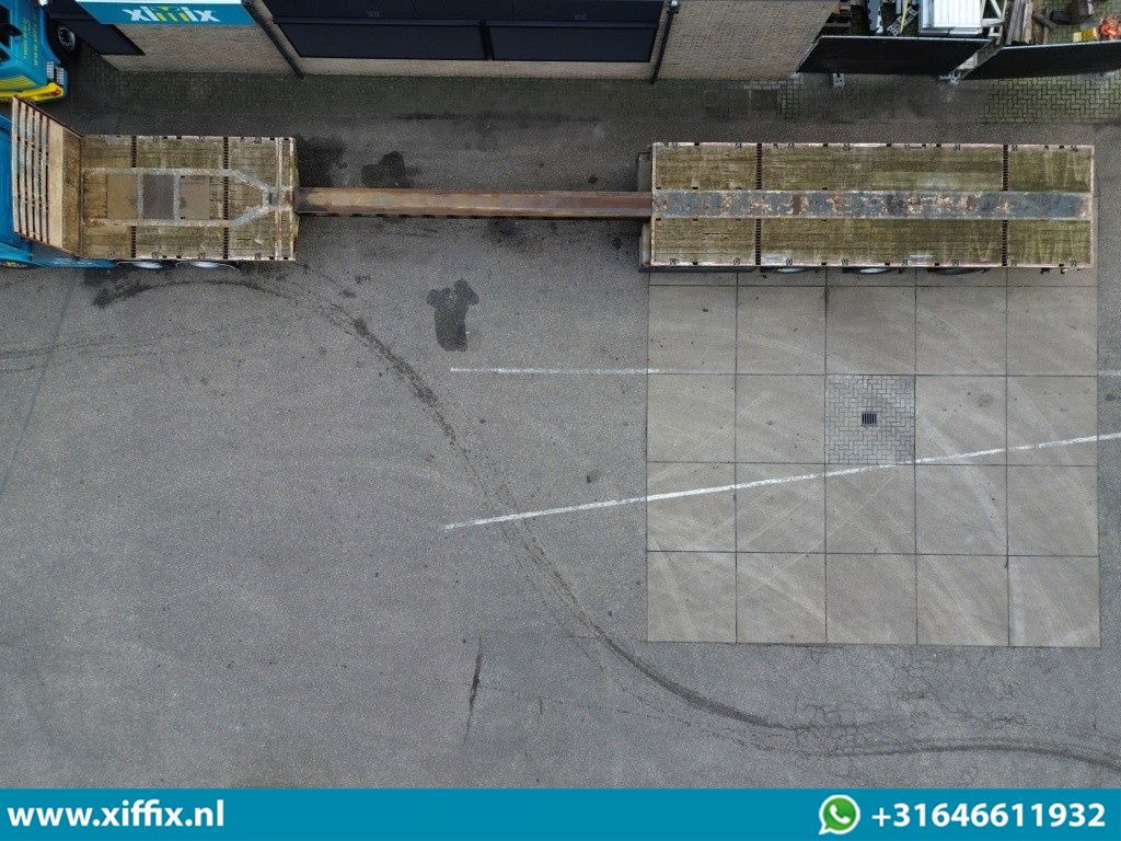 Meusburger 3-ass. Vlakke uitschuifbare oplegger / 3x gestuurd - Naczepa platforma/ Burtowa: zdjęcie 3 Meusburger 3-ass. Vlakke uitschuifbare oplegger / 3x gestuurd - Naczepa platforma/ Burtowa: zdjęcie 3