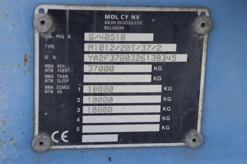 Naczepa betonomieszarka Mol BETON MIXER/MALAXEUR/MISCHER 10M3+MOTOR/MOTEUR: zdjęcie 8 Naczepa betonomieszarka Mol BETON MIXER/MALAXEUR/MISCHER 10M3+MOTOR/MOTEUR: zdjęcie 8
