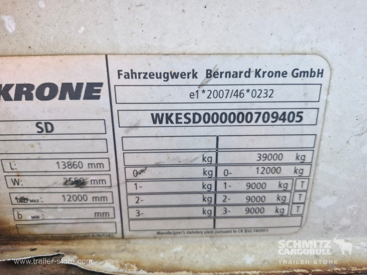 KRONE Curtainsider Mega - Naczepa plandeka: zdjęcie 3 KRONE Curtainsider Mega - Naczepa plandeka: zdjęcie 3