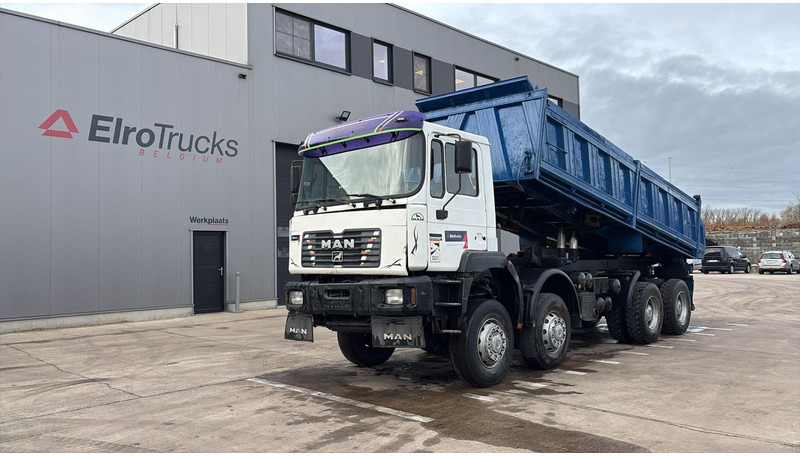 MAN 35.414 (6 CYLINDER / 8X6 / BIG AXLES / STEEL SUSP. / LAMES / GRAND PONT) - Wywrotka: zdjęcie 1 MAN 35.414 (6 CYLINDER / 8X6 / BIG AXLES / STEEL SUSP. / LAMES / GRAND PONT) - Wywrotka: zdjęcie 1