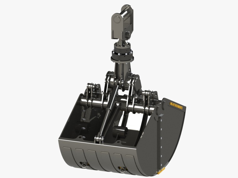 HEAVY DUTY ROTATING CLAMSHELL BUCKET - NG ATTACHMENTS - Łyżka do Koparek: zdjęcie 3 HEAVY DUTY ROTATING CLAMSHELL BUCKET - NG ATTACHMENTS - Łyżka do Koparek: zdjęcie 3
