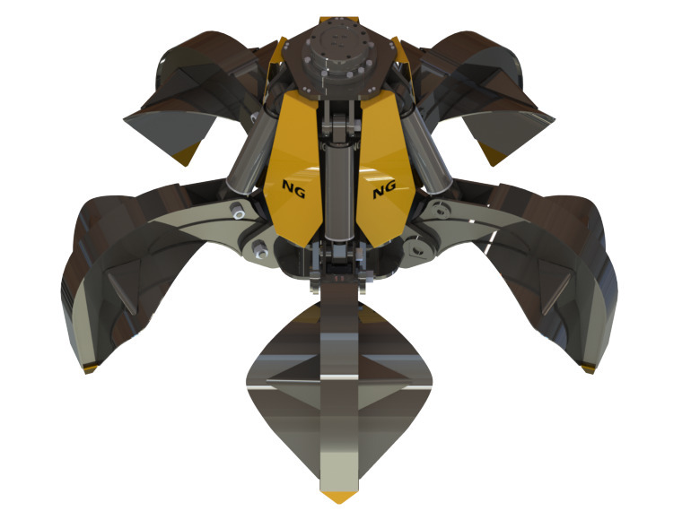 Nowy Chwytak do Koparek SENNEBOGEN SCRAP POLYP GRAPPLE: zdjęcie 9