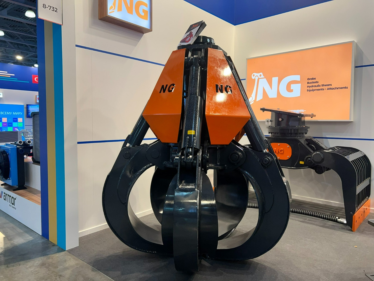 Nowy Chwytak do Koparek SENNEBOGEN SCRAP POLYP GRAPPLE: zdjęcie 22