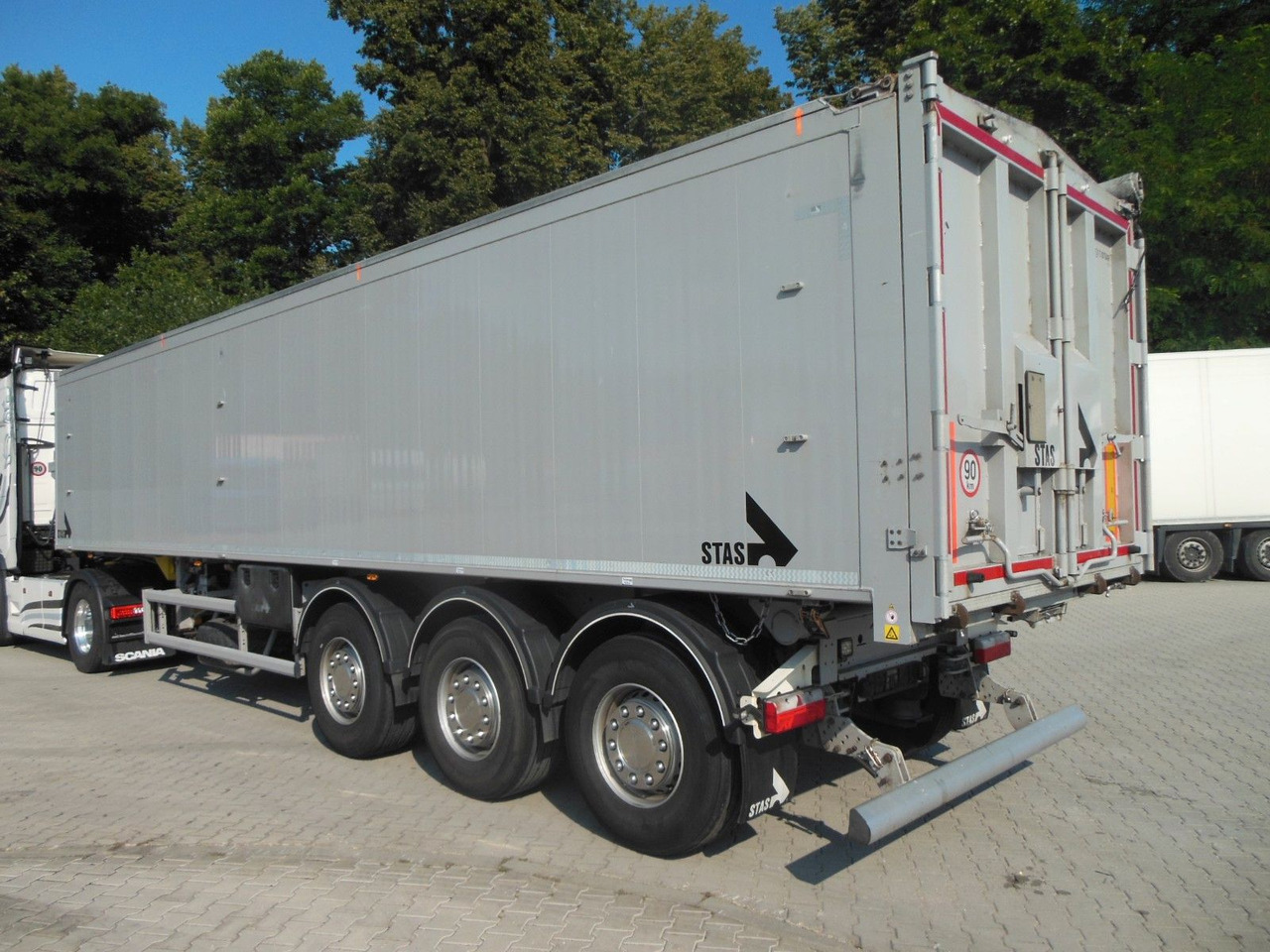 Stas S300CX, 49m3, ADR, 9 TONE ACHSEN,WIE NEUE-TOP!!! - Naczepa wywrotka: zdjęcie 1 Stas S300CX, 49m3, ADR, 9 TONE ACHSEN,WIE NEUE-TOP!!! - Naczepa wywrotka: zdjęcie 1