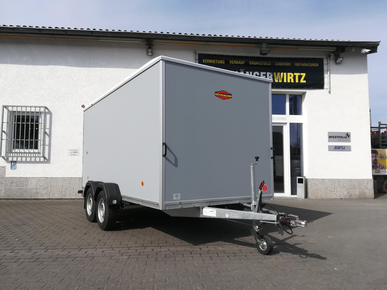 Böckmann Koffer KT 4018/27 M grau 400x185x182cm (XL) 2700kg - Przyczepa zamknięte nadwozie: zdjęcie 3 Böckmann Koffer KT 4018/27 M grau 400x185x182cm (XL) 2700kg - Przyczepa zamknięte nadwozie: zdjęcie 3