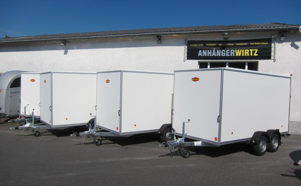 Böckmann Koffer KT 4018/27 M weiß 400x185x182cm (XL) 2700kg - Przyczepa zamknięte nadwozie: zdjęcie 1 Böckmann Koffer KT 4018/27 M weiß 400x185x182cm (XL) 2700kg - Przyczepa zamknięte nadwozie: zdjęcie 1