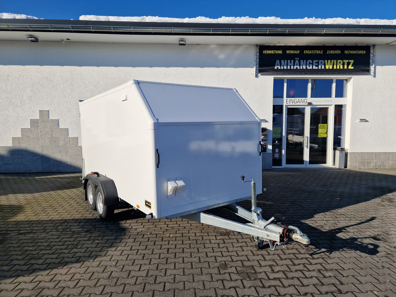 Kargo FS2740/180HTL 405x200x180cm GFK Zurrsystem 100km/H (XL) 2700kg - Przyczepa zamknięte nadwozie: zdjęcie 4 Kargo FS2740/180HTL 405x200x180cm GFK Zurrsystem 100km/H (XL) 2700kg - Przyczepa zamknięte nadwozie: zdjęcie 4