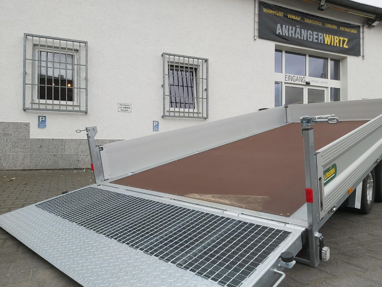 Unsinn Maschinentransporter PKL 3042-10-2040 426x204x350cm easyload Alufelgen 3000kg - Przyczepa platforma/ Skrzyniowa: zdjęcie 3 Unsinn Maschinentransporter PKL 3042-10-2040 426x204x350cm easyload Alufelgen 3000kg - Przyczepa platforma/ Skrzyniowa: zdjęcie 3