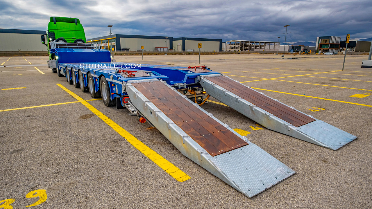 STU 5 Axle Hydraulic Steering Extendable Low Laoder - Naczepa niskopodwoziowa: zdjęcie 5 STU 5 Axle Hydraulic Steering Extendable Low Laoder - Naczepa niskopodwoziowa: zdjęcie 5