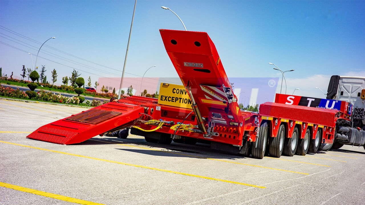 Nowy Naczepa niskopodwoziowa STU 5 Axle Lowbed / Extendable: zdjęcie 8 Nowy Naczepa niskopodwoziowa STU 5 Axle Lowbed / Extendable: zdjęcie 8